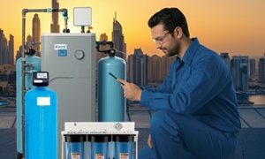 Water softener maintenance service